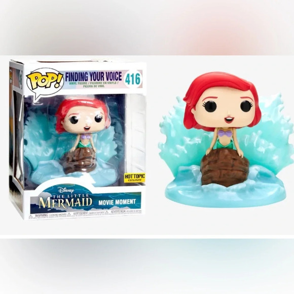 Funko POP! Disney: Movie Moment: The Little Mermaid: Finding Your Voice NWB - Picture 1 of 7